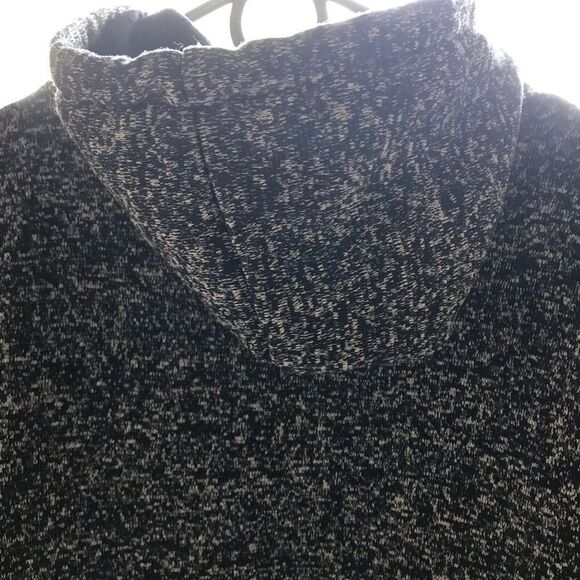 VINTAGE hoodie mottled gray mens full zip size M EUC - Picture 5 of 5